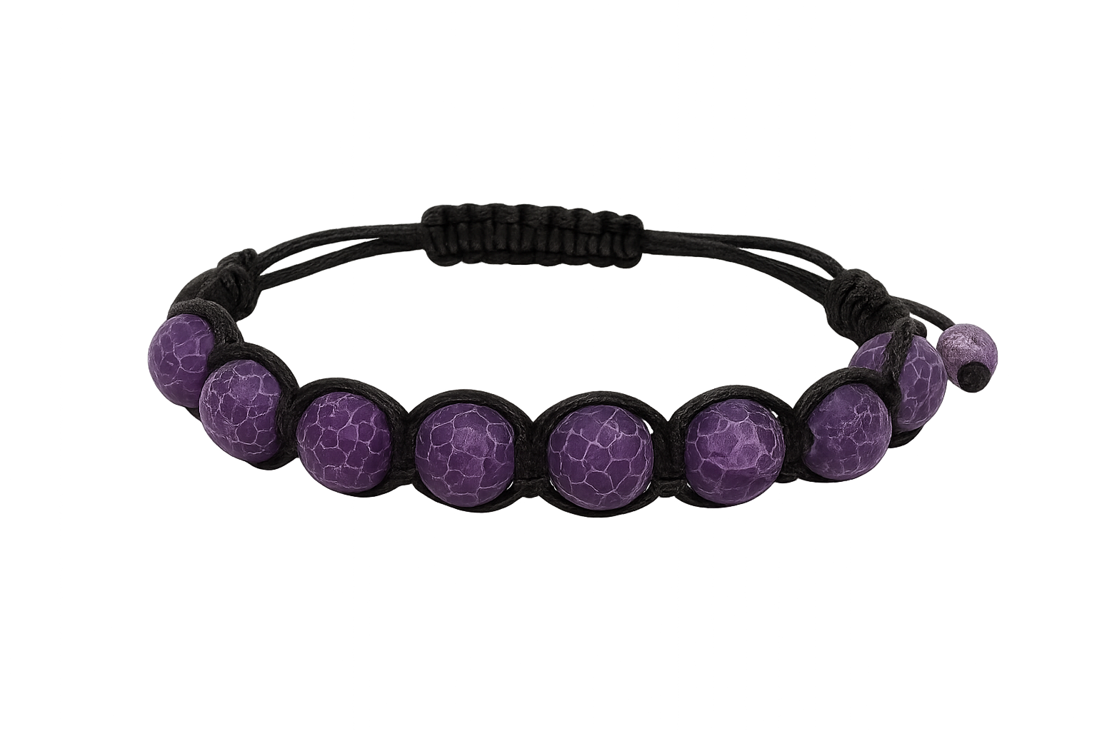 Misurina – Bracciale talismano in pietre viola